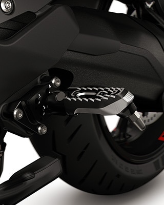 Instalația cu suport de picior reglabilă a R 1300 RS de la BMW Motorrad